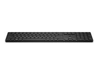 HP 455 - Tastatur - programmerbar - trådløs - 2.4 GHz - Pan Nordic - svart 4R177A6#UUW