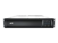 APC Smart-UPS SMT3000RMI2UC - UPS (kan monteres i rack) - AC 220/230/240 V - 2700 watt - 3000 VA - RS-232, USB - utgangskontakter: 12 - 2U - svart - med APC SmartConnect - for P/N: AR3003, AR3003SP, AR3006, AR3006SP, AR3103, AR3103SP, AR3106, AR3106SP, AR9300SP SMT3000RMI2UC