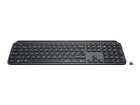 Logitech MX Keys for Business - Tastatur - bakbelysning - trådløs - Bluetooth, 2.4 GHz - QWERTY - Pan Nordic - grafitt 920-010249