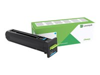 Lexmark - Ekstra høy ytelse - cyan - original - tonerpatron LCCP, Lexmark Corporate - for Lexmark CX825de, CX825dte, CX825dtfe, CX860de, CX860dte, CX860dtfe 82K2XCE