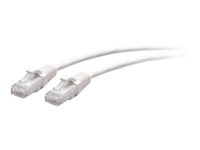 C2G 25ft (7.6m) Cat6a Snagless Unshielded (UTP) Slim Ethernet Network Patch Cable - White - Koblingskabel - RJ-45 (hann) til RJ-45 (hann) - 7.6 m - 4.8 mm - UTP - CAT 6a - formstøpt, uten hindringer - hvit C2G30187