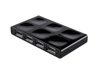 Belkin Hi-Speed USB 2.0 7-Port Mobile Hub - Concentrateur (hub) - 7 x USB 2.0 - de bureau F5U701CWBLK