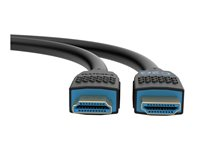 C2G 20ft (6.1m) C2G Performance Series Ultra Flexible High Speed HDMI Cable - 4k 60Hz In-Wall, CMG FT4 Rated - High Speed - HDMI-kabel med Ethernet - HDMI hann til HDMI hann - 6.1 m - svart - 4 K 60 Hz (4096 x 2160) støtte, toretnings C2G10401