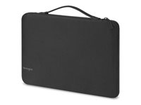 Kensington - Beskyttelsesmuffe for nettbrett / notebook - 100 % resirkulert 600D polyester, EVA-gummi - svart, grå - 14" K60369WW