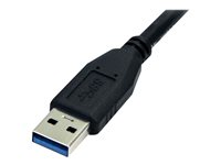 StarTech.com 0.5m (1.5ft) Black SuperSpeed USB 3.0 Cable A to Micro B - USB 3.0 Micro B Cable - 1x USB 3 A (M), 1x USB 3 Micro B (M) 50cm (USB3AUB50CMB) - USB-kabel - Micro-USB Type B (hann) til USB-type A (hann) - USB 3.0 - 50 cm - formstøpt - svart - for P/N: DKT30CVAGPD, S251BMU313, S251BMU3FP, S251BPU313, S252BU313R, SLSODDU33B, SMS1BMU313 USB3AUB50CMB