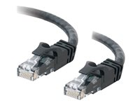 C2G Cat6 Booted Unshielded (UTP) Network Patch Cable - Koblingskabel - RJ-45 (hann) til RJ-45 (hann) - 20 m - UTP - CAT 6 - formstøpt, uten hindringer, flertrådet - svart 83414