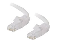 C2G Cat6 Booted Unshielded (UTP) Network Patch Cable - Koblingskabel - RJ-45 (hann) til RJ-45 (hann) - 7 m - UTP - CAT 6 - formstøpt, uten hindringer, flertrådet - hvit 83491