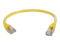 C2G Cat5e Booted Shielded (STP) Network Patch Cable - Koblingskabel - RJ-45 (hann) til RJ-45 (hann) - 2 m - STP - CAT 5e - formstøpt - gul 83811