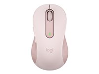 Logitech Signature M650 L - Mus - stor størrelse - optisk - 5 knapper - trådløs - 2.4 GHz, Bluetooth - Logitech Logi Bolt USB-mottaker - rosa 910-006237