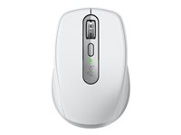 Logitech MX Anywhere 3S - Mus - optisk - 6 knapper - trådløs - Bluetooth - blekgrå 910-006930