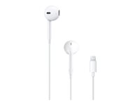 Apple EarPods - Ørepropper med mikrofon - ørepropp - kablet - Lightning - for iPad/iPhone/iPod (Lightning) MMTN2ZM/A