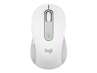 Logitech Signature M650 L LEFT - Mus - stor størrelse - venstrehendt - optisk - 5 knapper - trådløs - Bluetooth, 2.4 GHz - Logitech Logi Bolt USB-mottaker - elfenbenshvit 910-006240