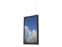 HI-ND Ceiling Casing 55" - Monteringssett (hylster) - portrett - for digitalsignerings-LCD-panel - svart, RAL 9005 - skjermstørrelse: 55" - takmonterbar - for LG 55XS2E-B, 55XS4J-B CC5525-5001-02