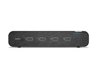 Belkin Universal Secure Dual-Head - 2. generasjon - KVM / lydsvitsj - 4 x KVM/lyd - 1 lokalbruker - stasjonær - TAA-samsvar F1DN204KVM-UNN4