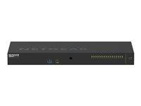 NETGEAR AV Line M4250-16XF - Switch - L3 - Styrt - 16 x 10 Gigabit SFP+ - side til side-luftflyt - rackmonterbar XSM4216F-100EUS