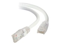 C2G - Koblingskabel - RJ-45 (hann) til RJ-45 (hann) - 5 m - UTP - CAT 6 - med støvel, uten hindringer - hvit 82488