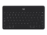 Logitech Keys-To-Go - Tastatur - trådløs - Bluetooth - Nordisk - svart 920-006709