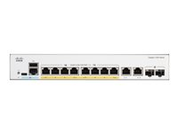 Cisco Catalyst 1200-8P-E-2G - Switch - L3 - smart - 8 x 10/100/1000 (PoE+) + 2 x kombo Gigabit SFP/RJ-45 - rackmonterbar - PoE+ (67 W) C1200-8P-E-2G