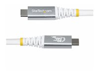 StarTech.com - USB-kabel - USB-C (hann) til USB-C (hann) - USB4 / Thunderbolt / DisplayPort 2.1 - 151.33 cm - 4K 120 Hz støtte, 8K 60Hz støtte, utvidet effektområde (EPR), støtte for Power Delivery 3,1 - hvit CC150CM80GUSB4CABLEW