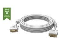 Vision Techconnect - VGA-kabel - HD-15 (VGA) (hann) til HD-15 (VGA) (hann) - 10 m - hvit TC 10MVGAP