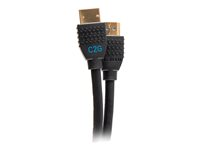 C2G 12ft 8K HDMI Cable with Ethernet - Performance Series Ultra High Speed - Ultra High Speed - HDMI-kabel med Ethernet - HDMI hann til HDMI hann - 3.6 m - svart - 10K-støtte, 8 K 60 Hz (7680 x 4320) støtte, 4 K 120 Hz (4096 x 2160) støtte C2G10456