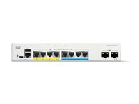 Cisco Catalyst 1300-8MGP-2X - Switch - L3 - Styrt - 4 x Gigabit Ethernet + 4 x 100/1000/2.5G + 2 x 10 Gigabit SFP+ - rackmonterbar - PoE+ (120 W) C1300-8MGP-2X