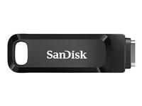 SanDisk Ultra Dual Drive Go - USB-flashstasjon - 64 GB - USB 3.1 Gen 1 / USB-C SDDDC3-064G-G46