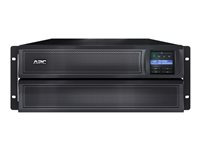 APC Smart-UPS X 3000 Rack/Tower LCD - UPS (rackmonterbar/ekstern) - AC 230 V - 2700 watt - 3000 VA - Ethernet 10/100, RS-232, USB - utgangskontakter: 12 - 4U - svart - med APC UPS Network Management Card AP9631 - for P/N: AR4024SP, AR4024SPX429, AR4024SPX431, AR4024SPX432, NBWL0356A, SMX3000HVTUS SMX3000HVNC