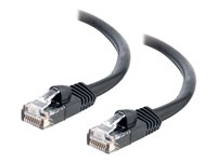 C2G Cat5e Booted Unshielded (UTP) Network Patch Cable - Koblingskabel - RJ-45 (hann) til RJ-45 (hann) - 30 m - UTP - CAT 5e - formstøpt, uten hindringer, flertrådet - svart 83190