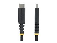 StarTech.com - USB-kabel - USB-C (hann) til USB-C (hann) - USB 2.0 - 3 A - 15 cm - USB Power Delivery (60W), støtte for Power Delivery 2,0, robust, rett - svart USB2CC15CMNCBR