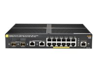 HPE Aruba 2930F 12G PoE+ 2G/2SFP+ - Switch - L3 - Styrt - 12 x 10/100/1000 (PoE+) + 2 x 1 Gigabit / 10 Gigabit SFP+ (opplink) + 2 x 10/100/1000 - rackmonterbar - PoE+ (139 W) JL693A#ABB