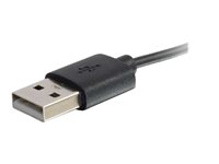 C2G USB A Male to Lightning Male Sync and Charging Cable - Lightning-kabel - Lightning hann til USB hann - 1 m - svart 86050