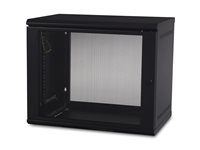 APC NetShelter WX AR109 - Skap - veggmonterbar - svart - 9U - 19" - for P/N: ACF600, AR8213, NBWL0355A, NBWL0356A AR109