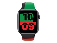 Apple - Bånd for smart armbåndsur - Normal størrelse - Black Unity MJ4W3ZM/A