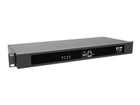 Eaton Tripp Lite Series 16-Port Serial Console Server, USB Ports (2) - Dual GbE NIC, 4 Gb Flash, Desktop/1U Rack, TAA - Konsollserver - 16 porter - 1GbE, RS-232 - 1U - TAA-samsvar B097-016