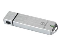 IronKey Basic S1000 - USB-flashstasjon - kryptert - FIPS 140-2 Level 3 - 64 GB - USB 3.0 - TAA-samsvar IKS1000B/64GB
