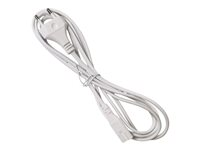 HyperJuice - Strømforlengelseskabel - power IEC 60320 C7 til NEMA 1-15 - 2 m - hvit - Europa HJ4411WHEUX