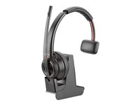 Poly Savi 8210 Office - Savi 8200 series - hodesett - on-ear - DECT / Bluetooth - trådløs - svart - Zoom Certified 8D3K5AA#ABB