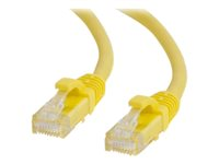 C2G - Koblingskabel - RJ-45 (hann) til RJ-45 (hann) - 1 m - UTP - CAT 6a - med støvel, uten hindringer - gul 82520