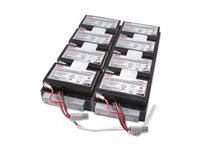 APC Replacement Battery Cartridge #26 - UPS-batteri - blysyre - svart - for P/N: SU2200XLTX153, SU24R2XLBP, SU24RMXLBP2U-3XW, SU24RMXLBP2U-5XW, SU24RMXLBP2U-TRADE RBC26