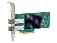 Emulex LPe37102 - Sikker vert busadapter - PCIe lav profil - 32Gb Fibre Channel x 2 - med Arve garantien til Dell-systemet ELLER ett års maskinvaregaranti - for PowerEdge R470, R570, R670, R6715, R6725, R770, R7715, R7725 406-BBXS