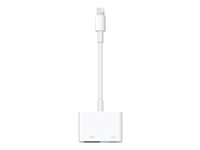 Apple Lightning Digital AV Adapter - Lightning-kabel - Lightning hann til HDMI, Lightning hunn MD826ZM/A