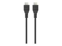 Belkin High Speed HDMI Cable - HDMI-kabel - HDMI hann til HDMI hann - 2 m - svart HDMI0018G-2M