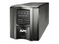 APC Smart-UPS 750 - UPS - AC 120 V - 500 watt - 750 VA - enkeltfase - USB, serial - utgangskontakter: 6 - svart - APC Take-Back - TAA-samsvar SMT750X93