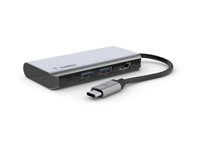 Belkin CONNECT 4-in-1 - Multiport hubadapter - USB-C - HDMI AVC006BTSGY