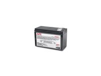 APC Replacement Battery Cartridge #110 - UPS-batteri - 1 x batteri - blysyre - svart - for P/N: BE650G2-CP, BE650G2-FR, BE650G2-GR, BE650G2-IT, BE650G2-SP, BE650G2-UK, BR650MI APCRBC110