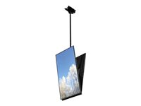 HI-ND Ceiling Mount Universal - Monteringssett (takmontering, teleskopstang) - for 2 LCD/plasma-paneler - hvit - skjermstørrelse: 32"-55" C-CM05-01