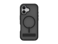 ZAGG Rainier Snap - Baksidedeksel for mobiltelefon - robust - MagSafe-samsvar - røykeblakk - for Apple iPhone 17 702319172