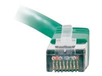 C2G Cat5e Booted Shielded (STP) Network Patch Cable - Koblingskabel - RJ-45 (hann) til RJ-45 (hann) - 10 m - STP - CAT 5e - formstøpt - grønn 83840