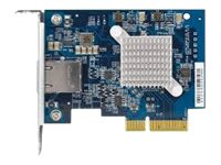 QNAP QXG-10G1T - Nettverksadapter - PCIe 3.0 x4 lav profil - 10Gb Ethernet x 1 - for QNAP QGD-1600, TS-1232, 253, 453, 473, 832, 853, 877, 977, TVS-2472, 473, 673, 872, 873 QXG-10G1T